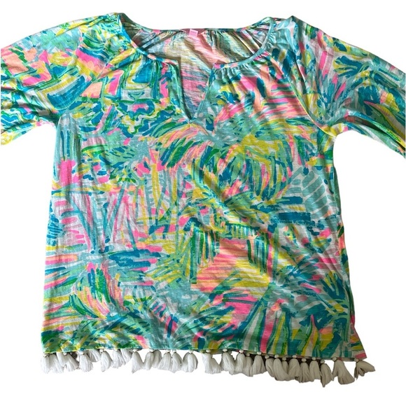 Lilly Pulitzer- Linzy Top Long Sleeve Top - Picture 3 of 7